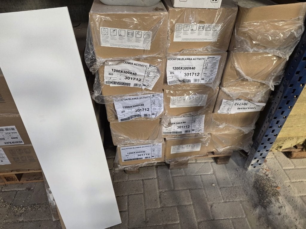 60 stusk Rockfon Blanka Activity 1200x300x40, Doe-het-zelf en Verbouw, Ophalen, Nieuw, Overige materialen, 20 tot 50 mm