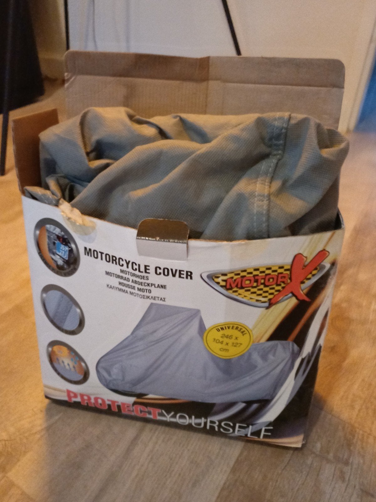 Motorhoes - Universele Motorfiets Cover, Ophalen, Zo goed als nieuw