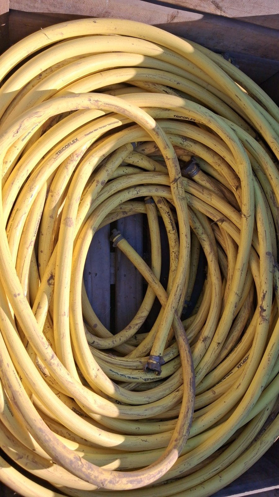 Waterslang tricoflex voor bevloeien boomgaard, Tuin en Terras, Tuinslangen, Ophalen, Gebruikt