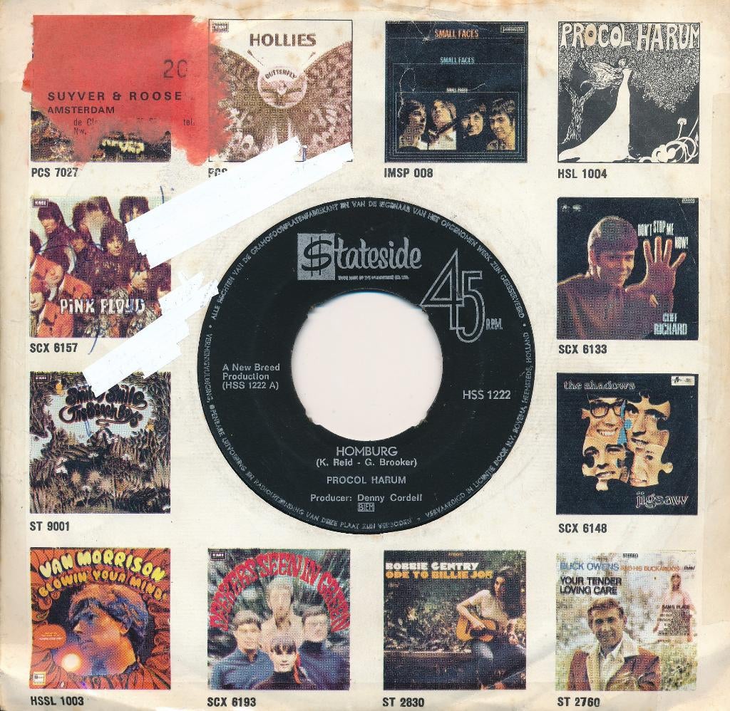 2588 Procol Harum - Homburg (1967), Ophalen of Verzenden, Gebruikt, Pop