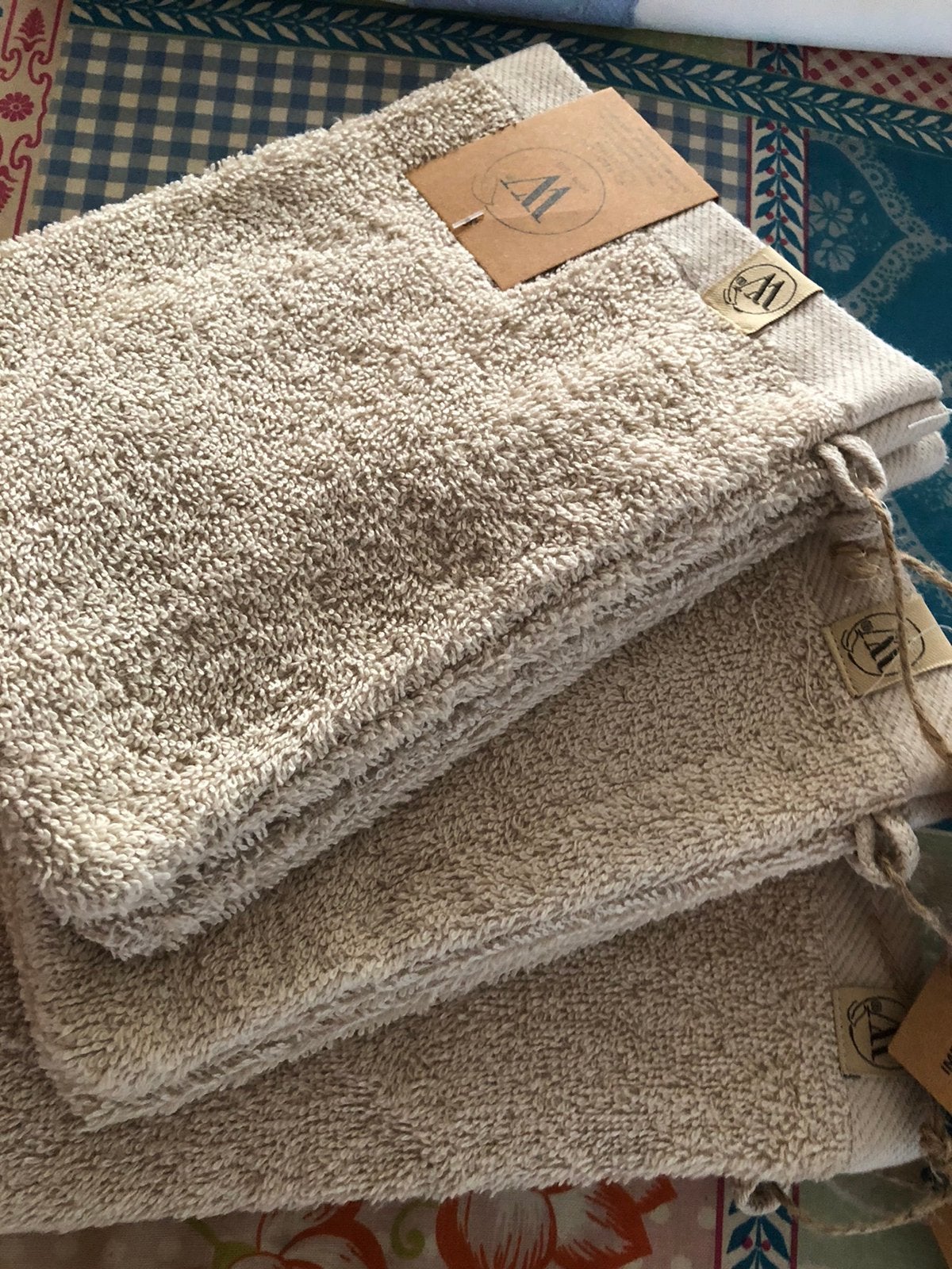 Walra washandjes 6 stuks, Ophalen of Verzenden, Nieuw, Beige