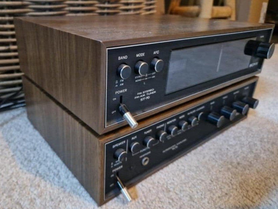 Sony TA-70 en ST-70 versterker en tuner uit de jaren '70, Audio, Tv en Foto, Gebruikt, Tuner of Radio, Sony, Losse componenten