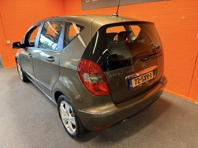 Mercedes-Benz A-klasse 160 / AUTOMAAT / AVANTGARDE!, Euro 5, Zwart, Bruin, 1000 kg