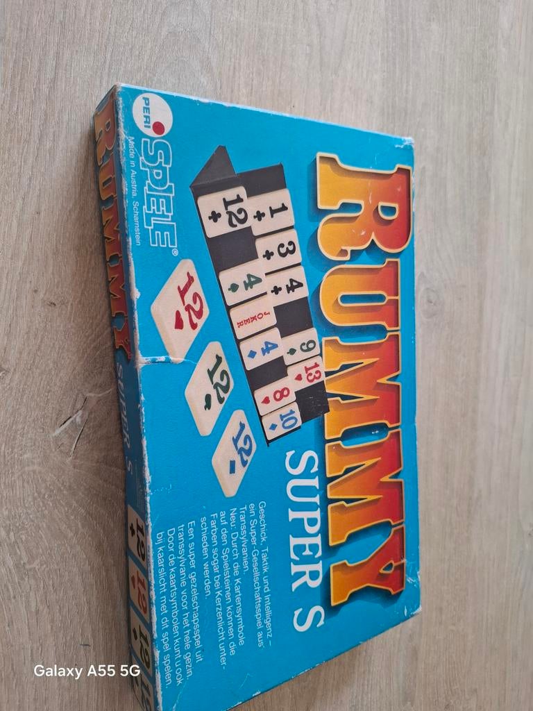 Rummy Super S Spel - Compleet en in goede staat, Hobby en Vrije tijd, Gezelschapsspellen | Bordspellen, Info@peri-spee.at, Gebruikt