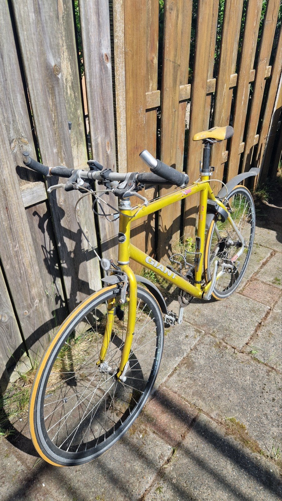 Giant fiets geel - Gebruikt, Ophalen, Gebruikt, Giant