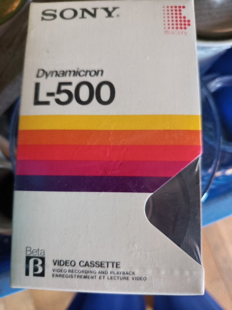 Sony Betamax Videoband nieuw in de verpakking, Ophalen of Verzenden, Nieuw, Videoband
