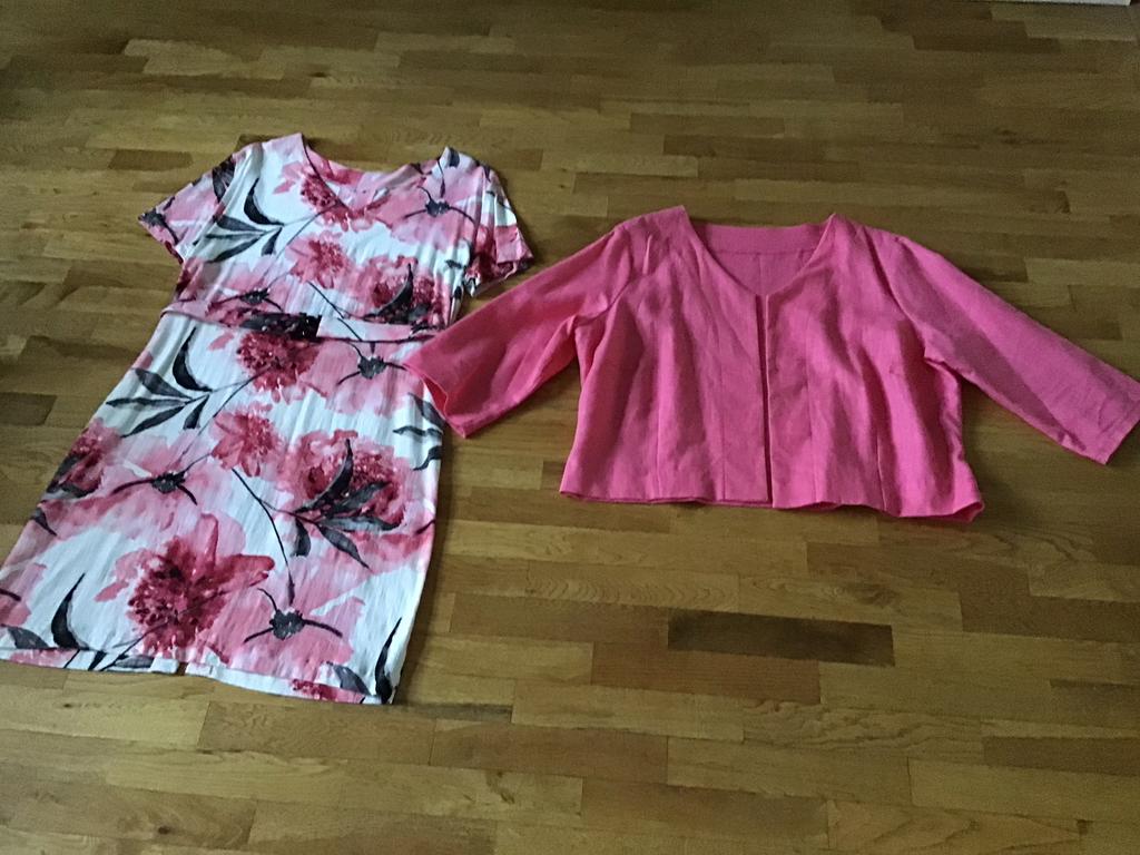 Jurk en jasje maat 40 nieuw, Ophalen of Verzenden, Zo goed als nieuw, Maat 38/40 (M), Knielengte