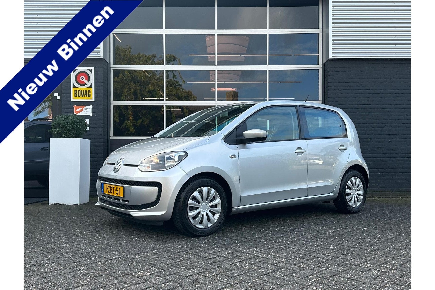 Volkswagen up! 1.0 move up! BlueMotion Automaat, Airco, 5 dr, Euro 5, Stof, Gebruikt, Origineel Nederlands