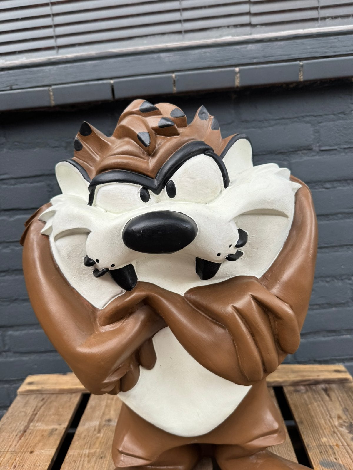 Taz Devil Looney Tunes Beeld - Vintage Decoratie, Ophalen, Gebruikt, Gebruiksvoorwerp, .