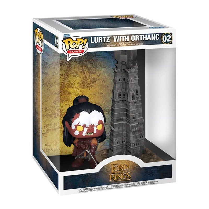 Funko POP! Town Lord of the Rings - Lurtz with Orthanc, Verzamelen, SupportEMEA@funko.com, Funko, Nieuw, Ophalen of Verzenden