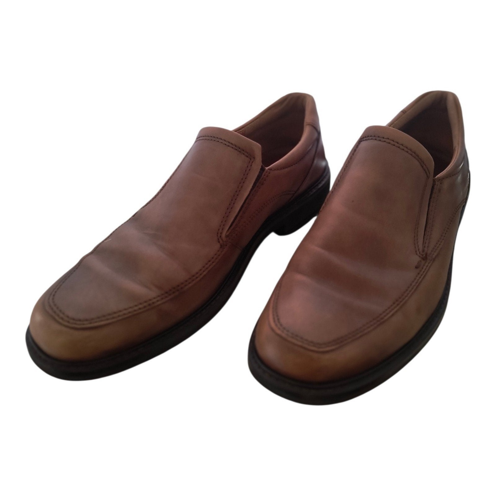 Ecco Heren Loafers-Bruin Leer-Maat 43 Ecco shoes, Loafers, Ecco, Bruin, Ophalen of Verzenden