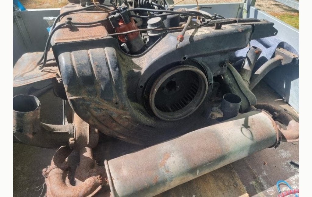 Motor uit volkswagen t3 bus benzine, Ophalen