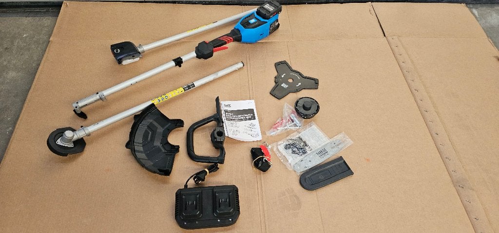 HBM 4 in 1 multifunctionele tuinmachine 40 Volt, Ophalen, Zo goed als nieuw, Overige soorten