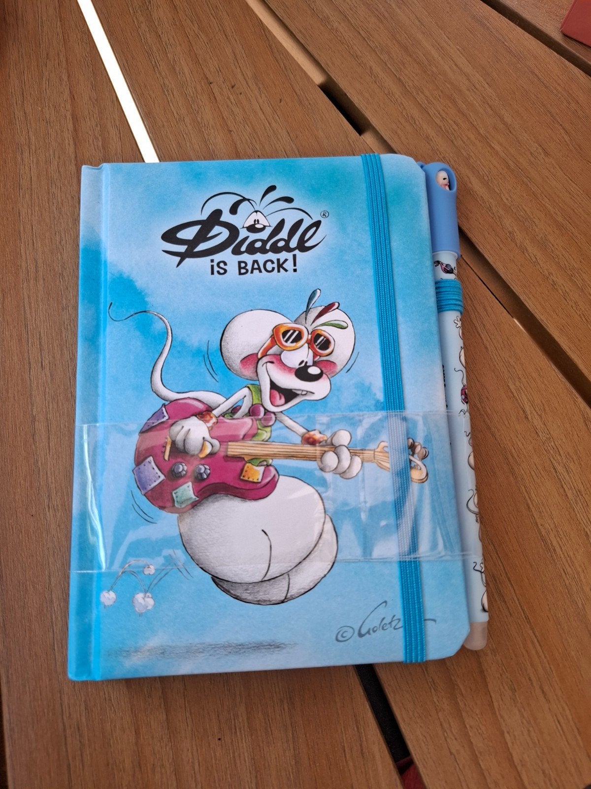 Diddl is back Notitieboekje met Pen, Verzamelen, Ophalen of Verzenden, Diddl, Nieuw, Papier, Kaart of Schrift