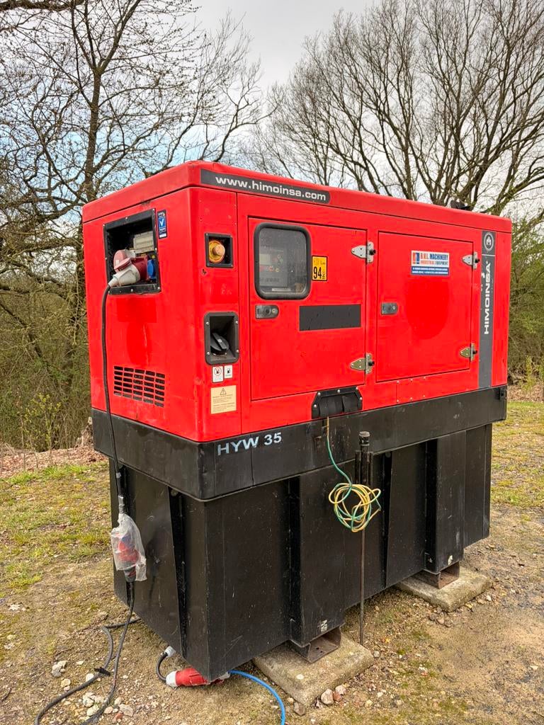 Diesel aggregaat HIMOINSA HYW-35 – 26,8 kW – Geluidgedempt, Doe-het-zelf en Verbouw, Aggregaten, Gebruikt, Dieselolie, 30 kVA of meer