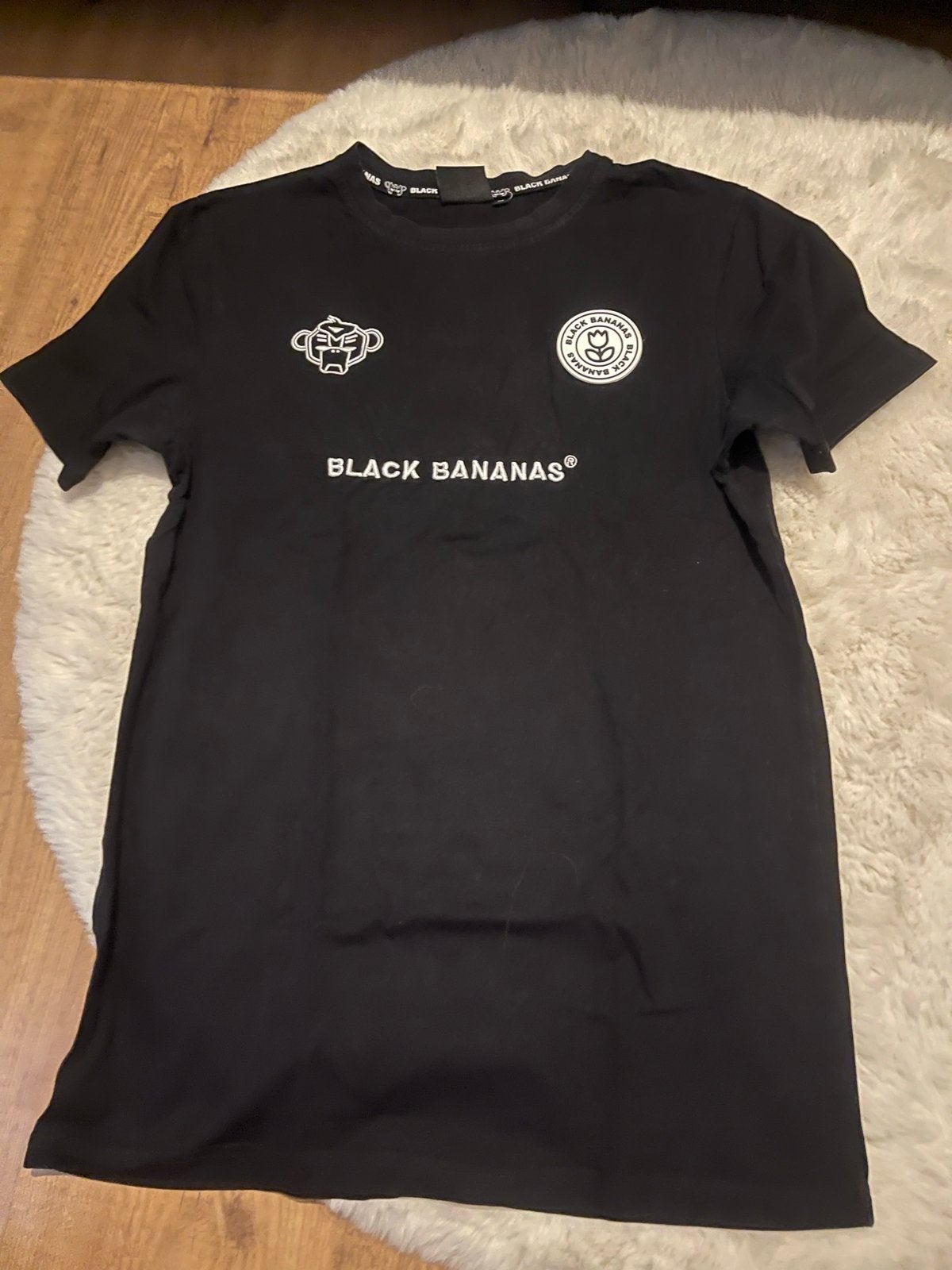 Black Bananas T-shirt Maat M, Ophalen of Verzenden, Gedragen, Zwart