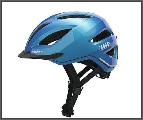 Abus helm pedelec 1.1 steel blue (maat 56-62), Fietsen en Brommers, Ophalen, M, Abus pedelec 1.1, Zo goed als nieuw