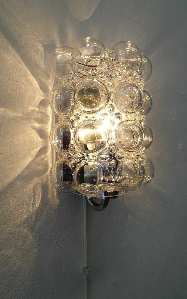 Vintage bubble wandlamp Helena Tynell Glashütte Limburg lamp, Ophalen of Verzenden, Gebruikt