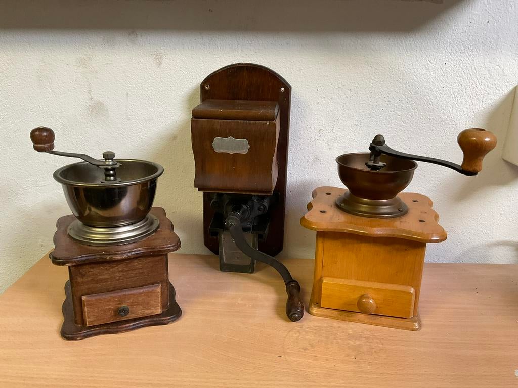 3 vintage koffiemolens., Ophalen of Verzenden