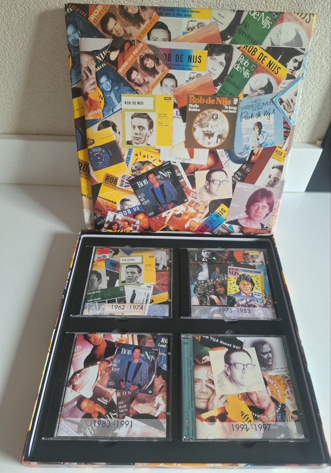 Rob de nijs 35 jaar 1962-1997 lim 5 cd box +book nm, Verzenden, Zo goed als nieuw, Levenslied of Smartlap