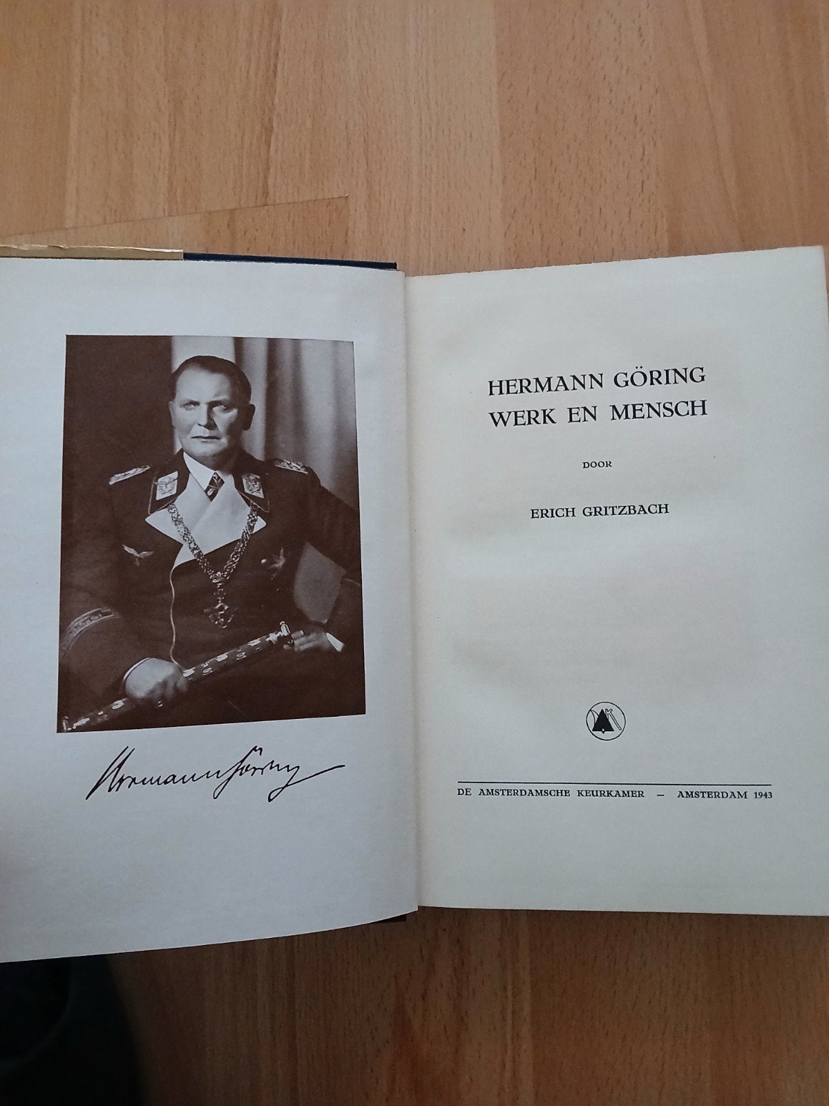 Hermann Göring: Werk en Mensch - Oorlogsboek 1943, Boeken, Erich Gritzbach, Ophalen of Verzenden, Overige onderwerpen, Tweede Wereldoorlog