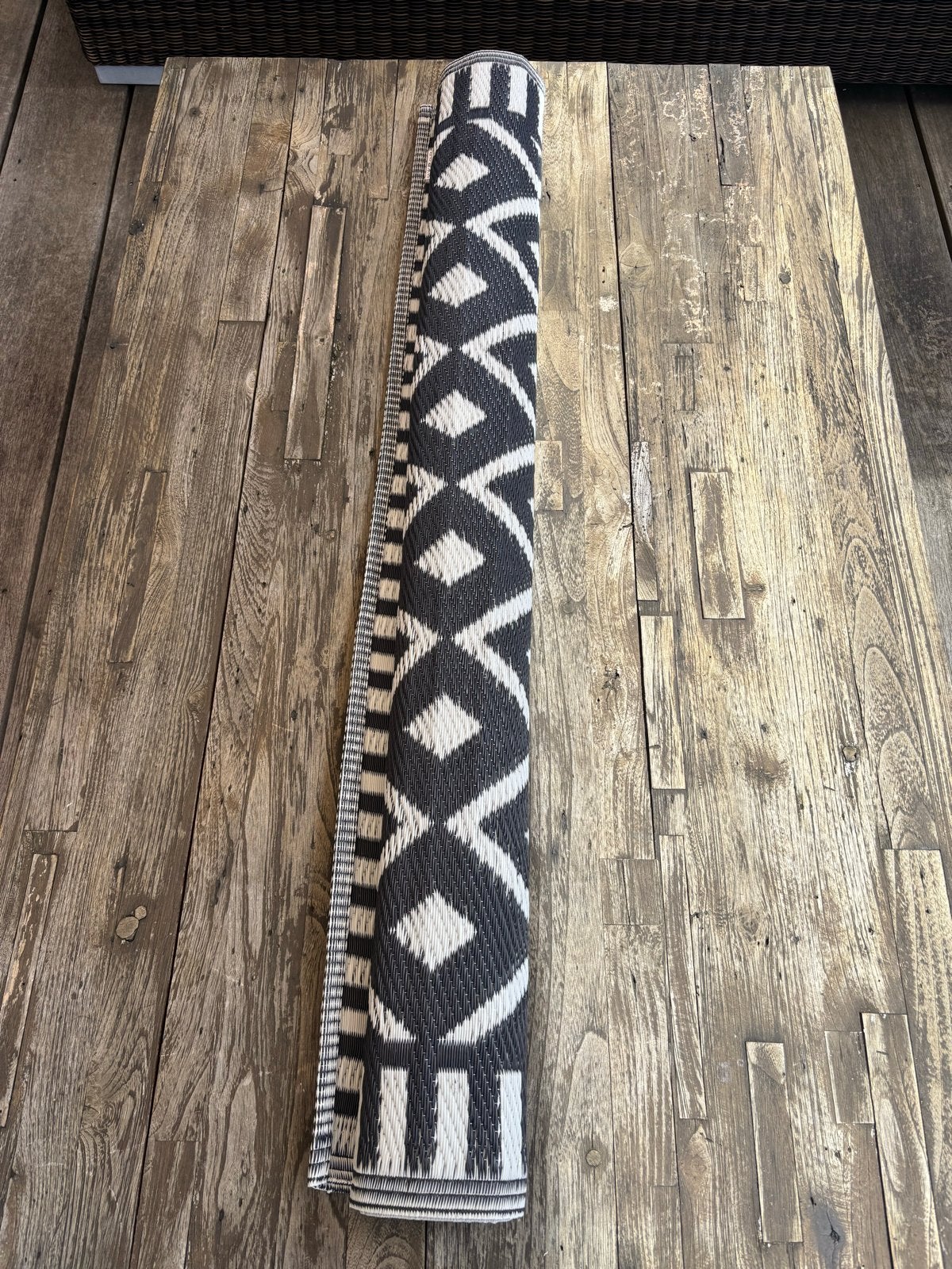 Ongebruikt buitenkleed, Ophalen, 100 tot 150 cm, Wit, Nieuw
