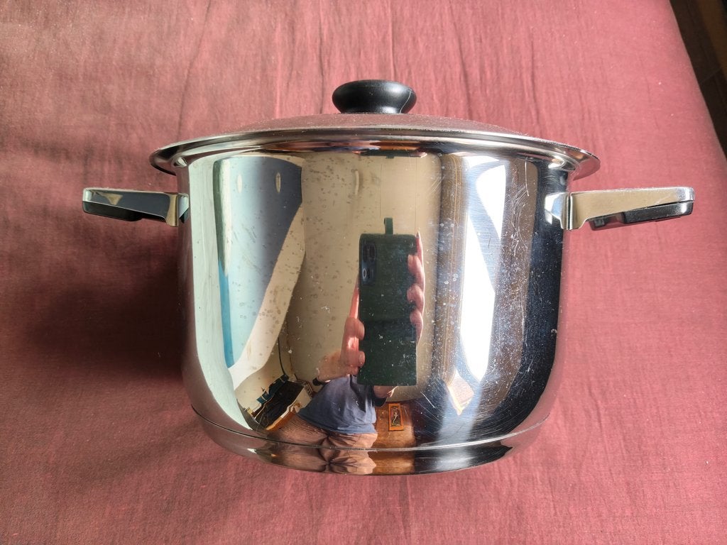 bergHOFF kookpan met deksel, Ophalen of Verzenden, Zo goed als nieuw, Rvs, Kookpan