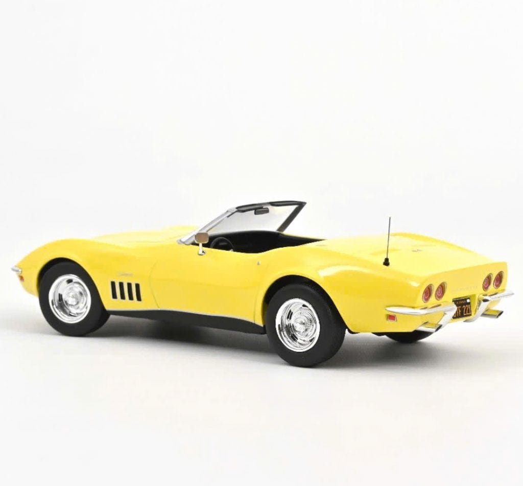 Chevrolet Corvette cabrio 1969 Geel 1/18 NOREV ref. 189039, Verzenden, Nieuw, Auto, Norev
