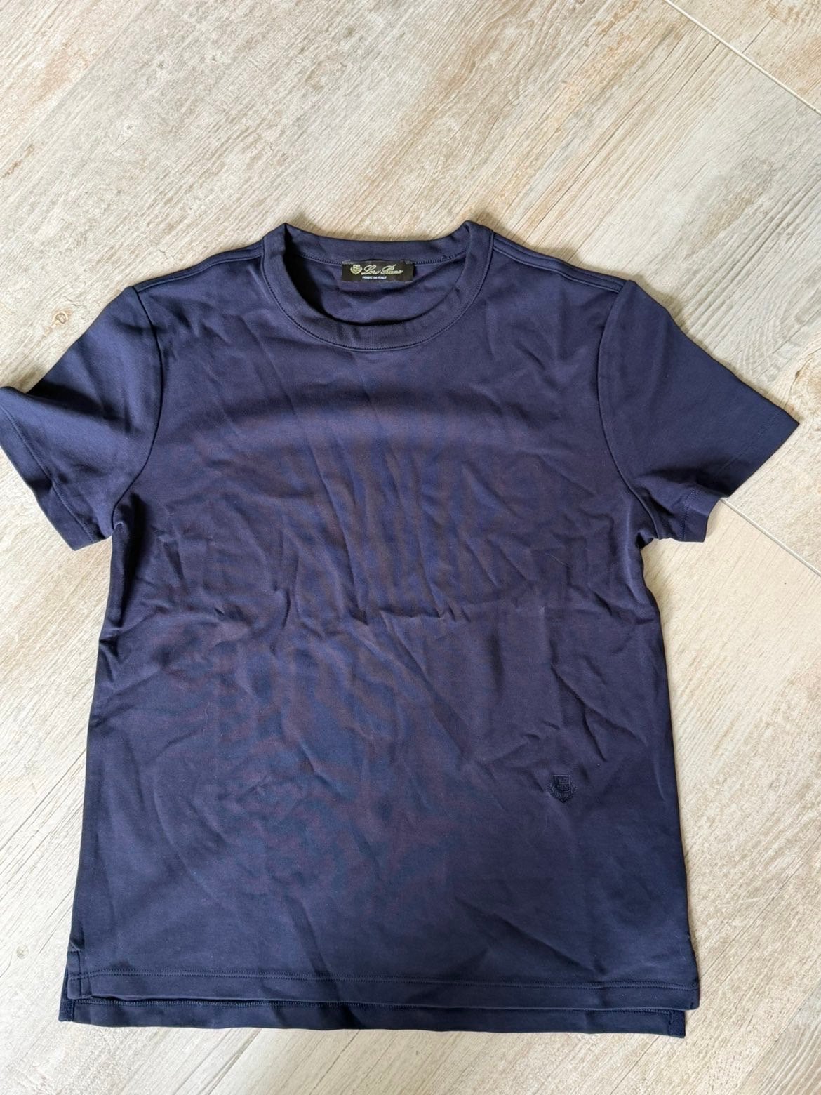 Loro piana t-shirt navy - maat M, Ophalen of Verzenden, Nieuw, Maat 48/50 (M), Blauw