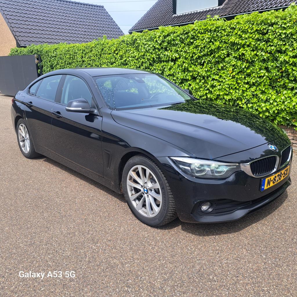 BMW 4-Serie Gran Coupé 420d 190pk Aut 2020 Zwart, Auto's, BMW, Automaat, 745 kg, Achterwielaandrijving, 1995 cc