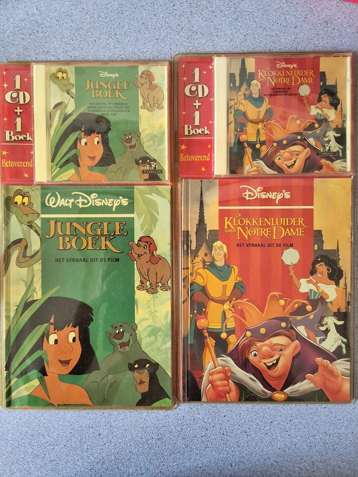 2 Disney sets, boek en cd in orginele verpakking, Ophalen of Verzenden, Zo goed als nieuw, Walt Disney, Sprookjes