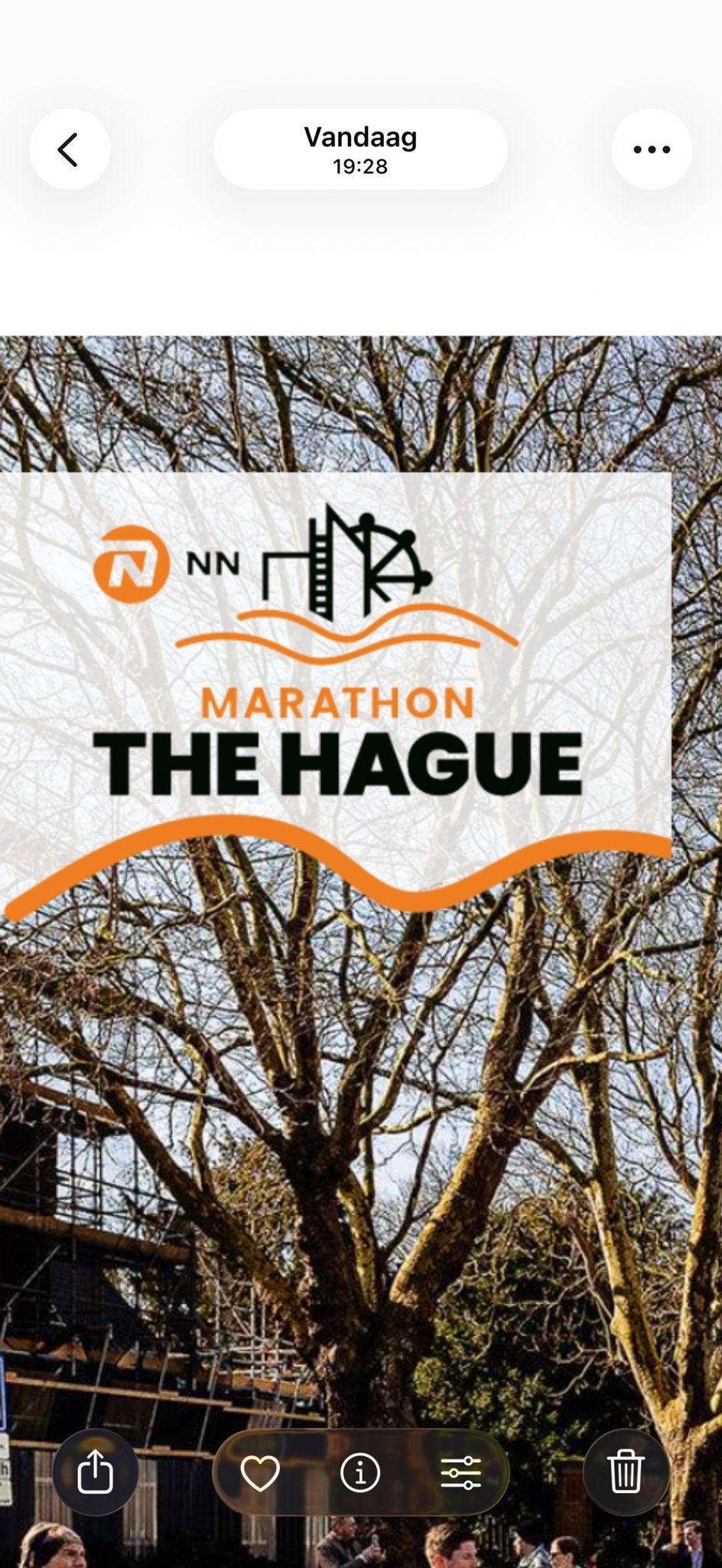 Startbewijs Marathon Den Haag, Overige merken, Overige typen, Nieuw, Ophalen of Verzenden