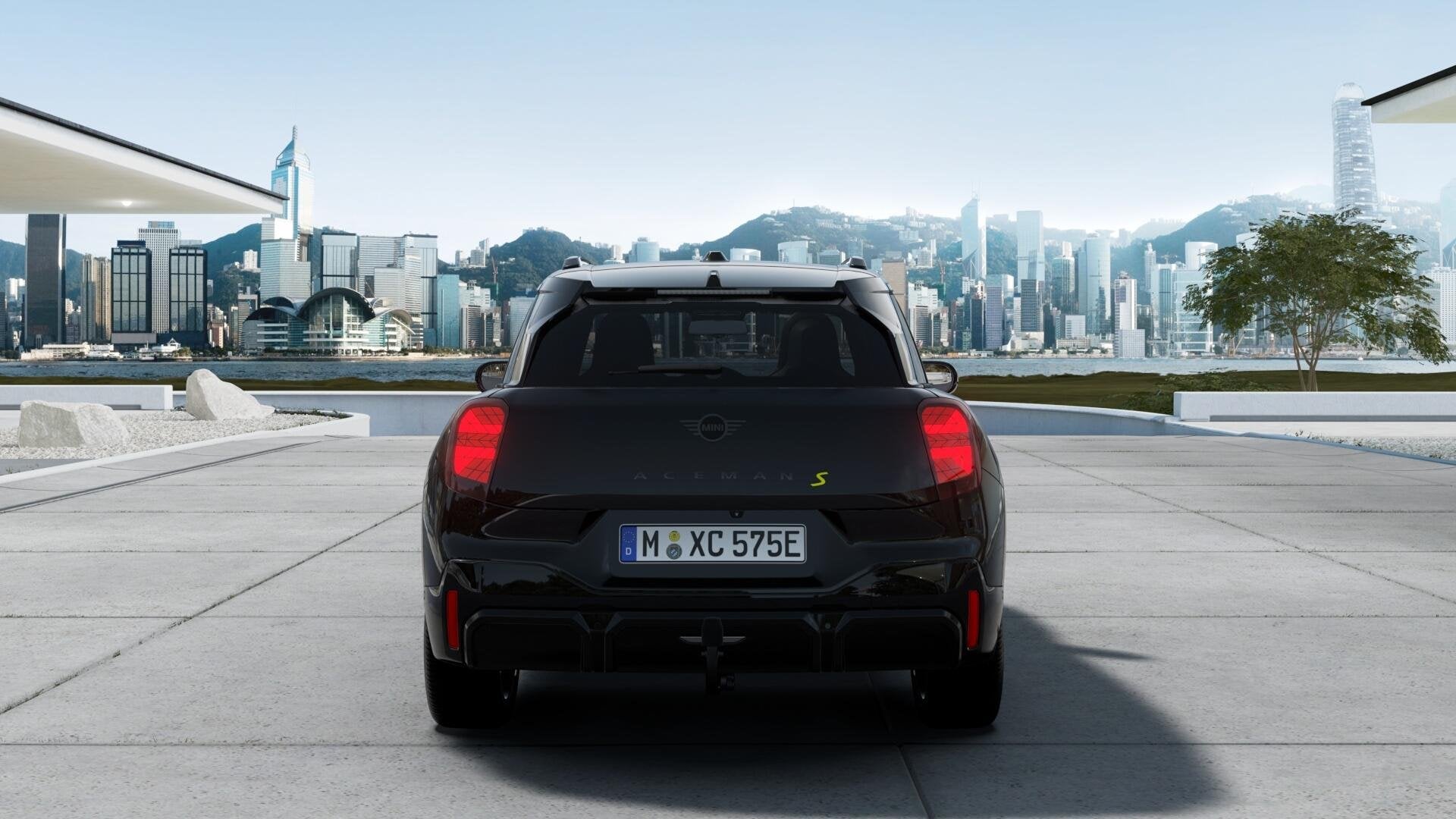 MINI Aceman SE | Pakket XL + John Cooper Works Uitvoering, Auto's, Zwart, Leder en Stof, Zwart, 218 pk
