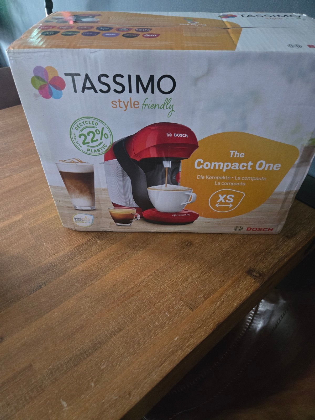 Tassimo Koffiezetapparaat Bosch, Witgoed en Apparatuur, Ophalen, Koffiepads en cups, 1 kopje, Koffiemachine