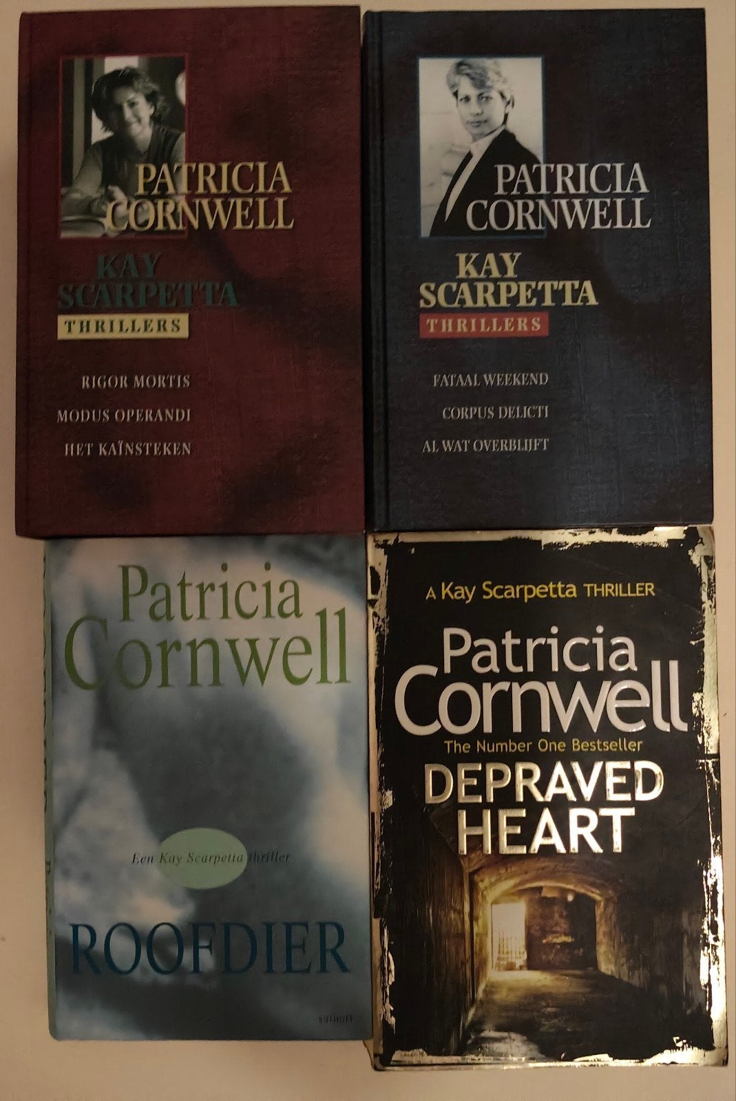 Patricia Cornwell Kay Scarpetta Thrillers Boeken Set, Ophalen of Verzenden, Gelezen, Patricia Cornwell, Nederland