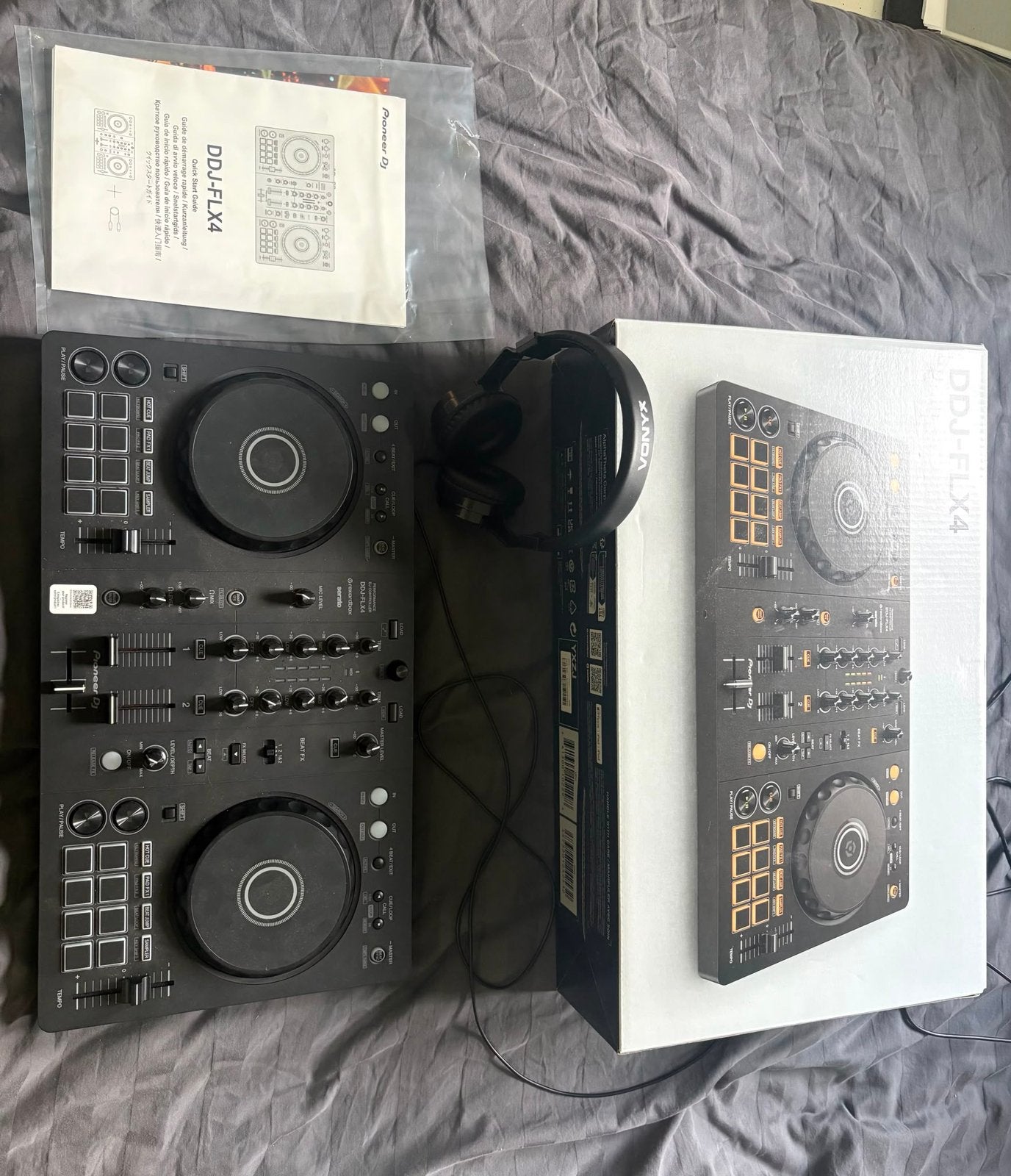 Pioneer DJ DDJ-FLX4 met headset, Muziek en Instrumenten, Dj-sets en Draaitafels, Ophalen, Zo goed als nieuw, Dj-set, Pioneer