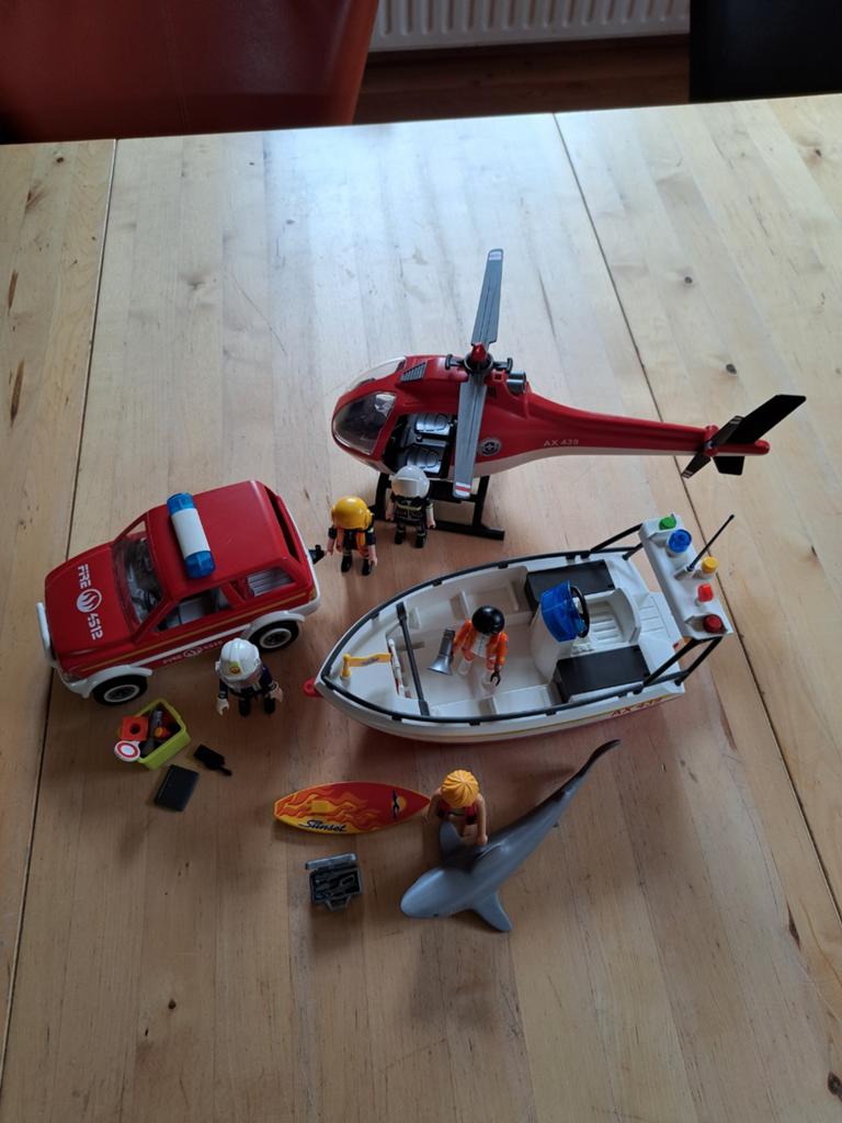 Playmobil brandweer station, Ophalen of Verzenden, Zo goed als nieuw