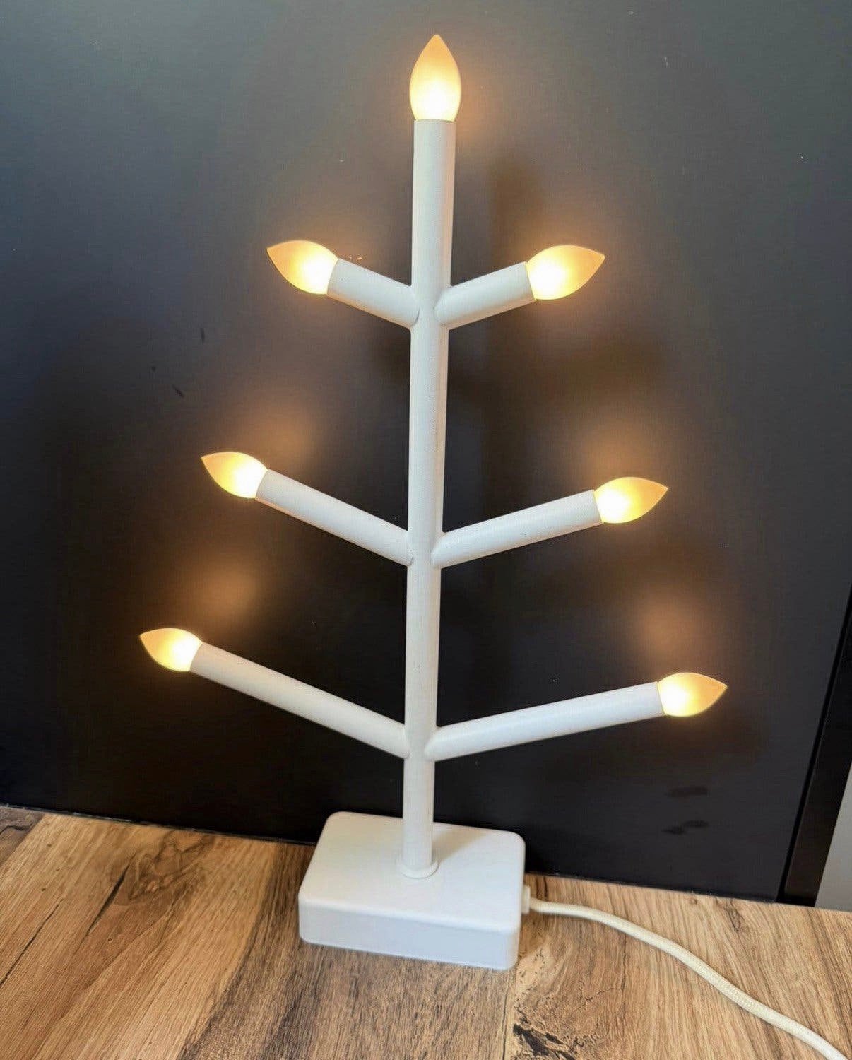 IKEA STRÅLA LED-kandelaar kerstboom met zeven lichtpunten, Ophalen of Verzenden, Zo goed als nieuw