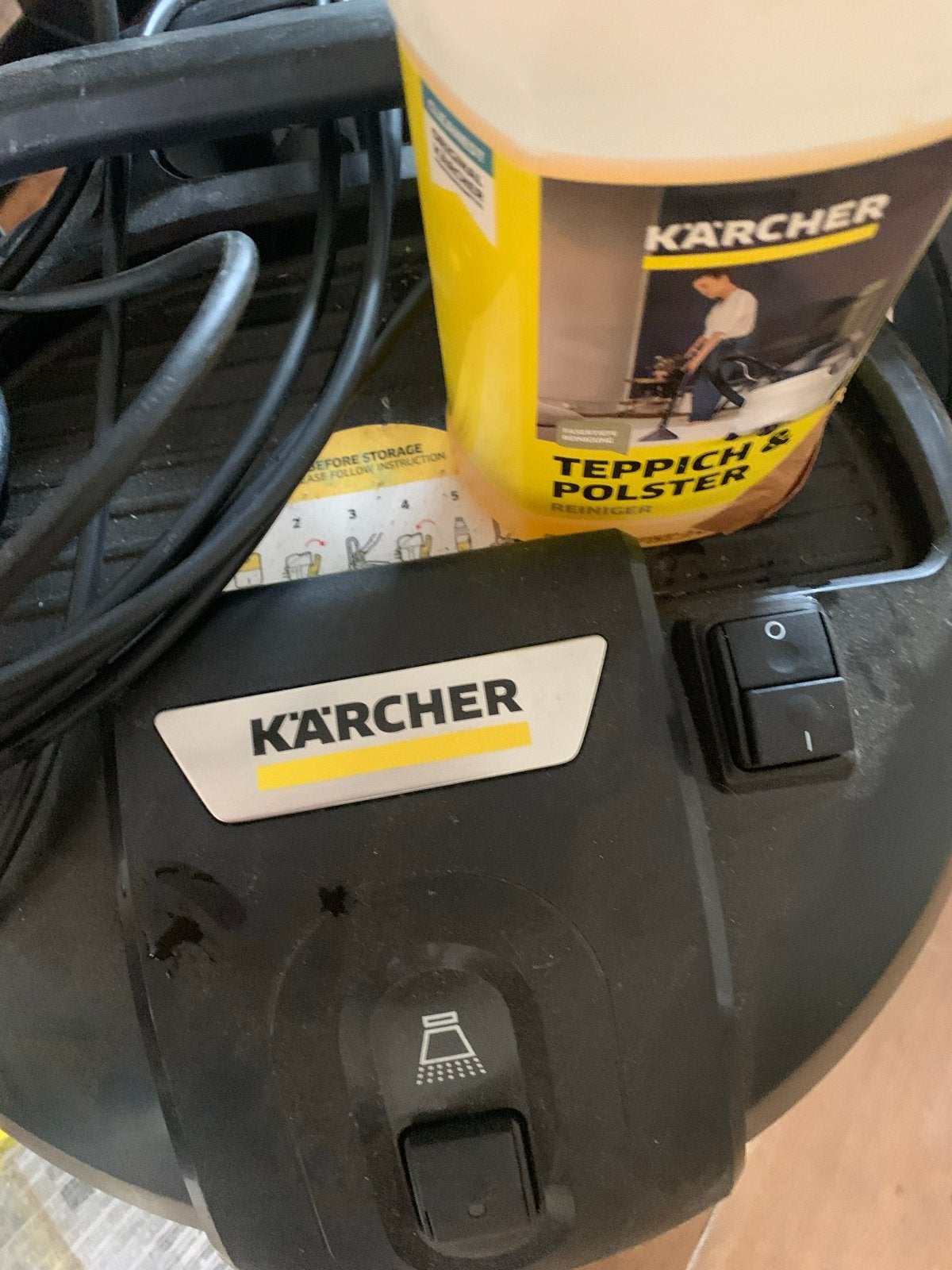 Kärcher 3-in-1 Stofzuiger, Waterzuiger & Tapijtreiniger, Kärcher, Ophalen of Verzenden, Zo goed als nieuw, Geschikt voor tapijt
