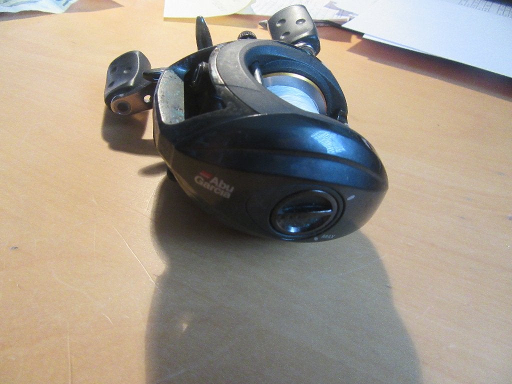 Abu Garcia kleine lichte werpreel, Geen, Overige typen, Ophalen of Verzenden, Zo goed als nieuw