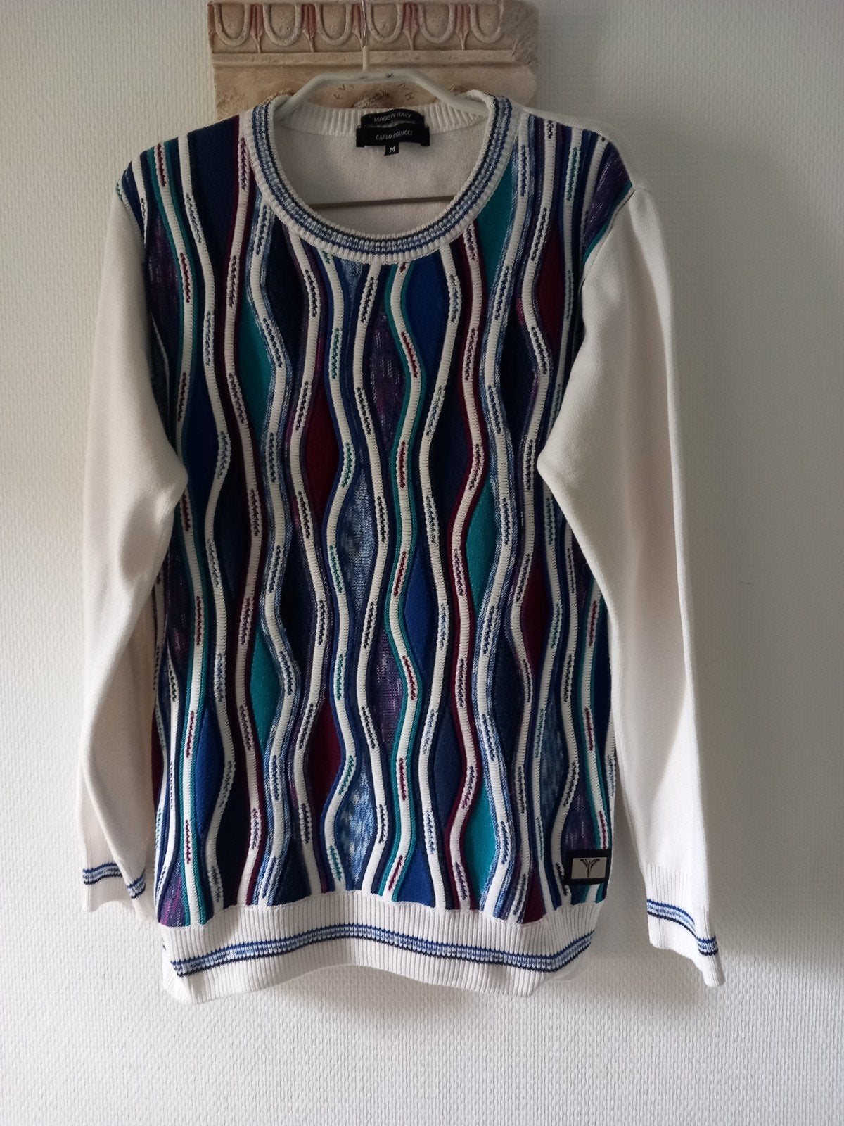 Carlo Colucci trui maat M - Vintage design, Overige kleuren, Maat 48/50 (M), Ophalen of Verzenden, Zo goed als nieuw