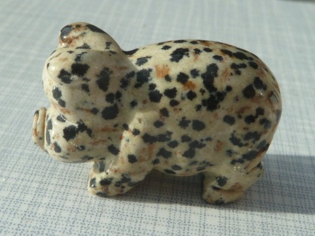 Varken van Dalmatier jaspis, Ophalen of Verzenden, Nieuw, Boerderijdier, Beeldje of Figuurtje