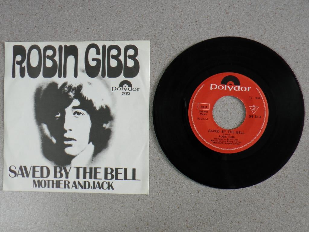 Robin Gibb - Saved by the bell VINYL SINGLE, Fotohoes, Ophalen of Verzenden, Gebruikt, Pop