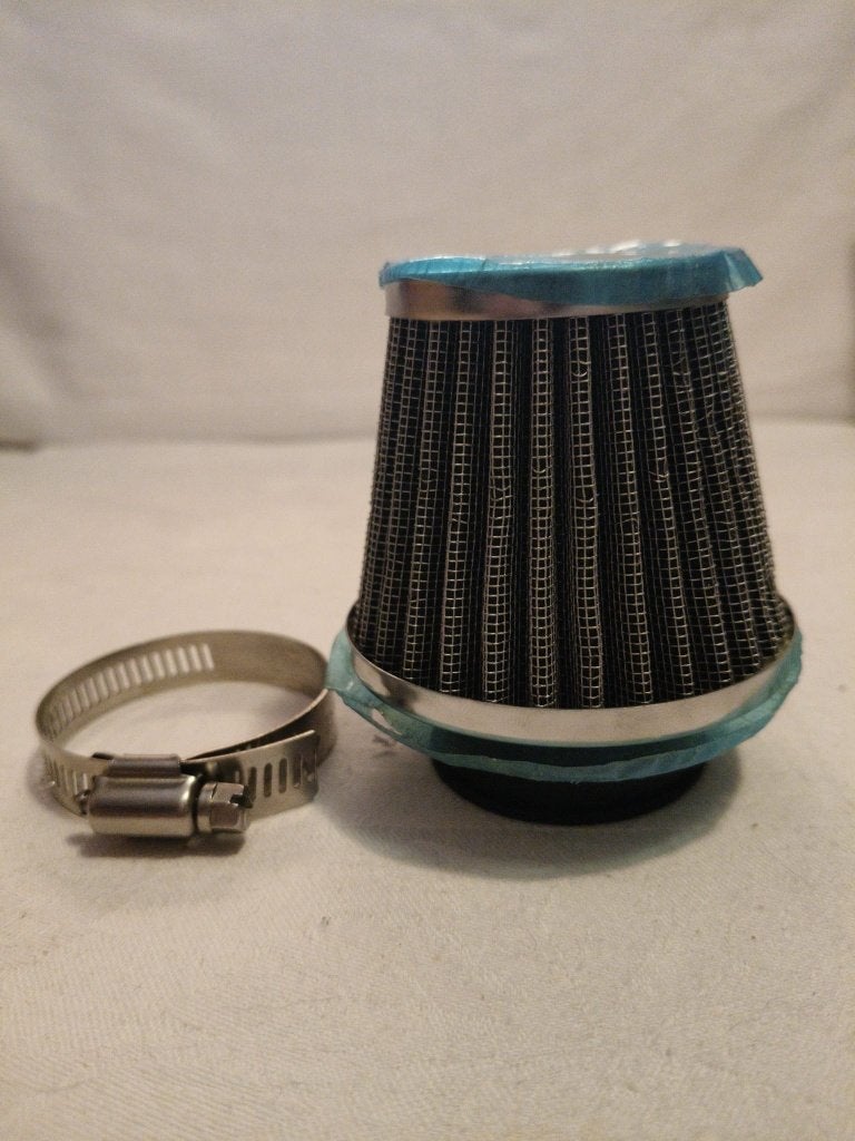 Universele powerfilter/sportluchtfilter 38mm, Ophalen of Verzenden, Nieuw, Carburateur, Onbekend
