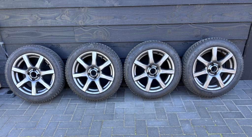 Velgen met winterbanden o.a geschikt voor Alfa Mito, Ophalen, Gebruikt, 16 inch, Banden en Velgen