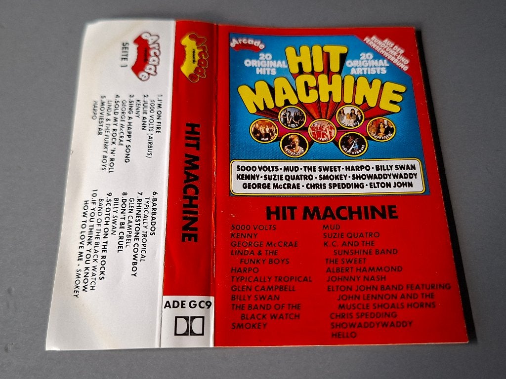 HIT MACHINE (MC), Ophalen of Verzenden, Zo goed als nieuw, Origineel, 1 bandje