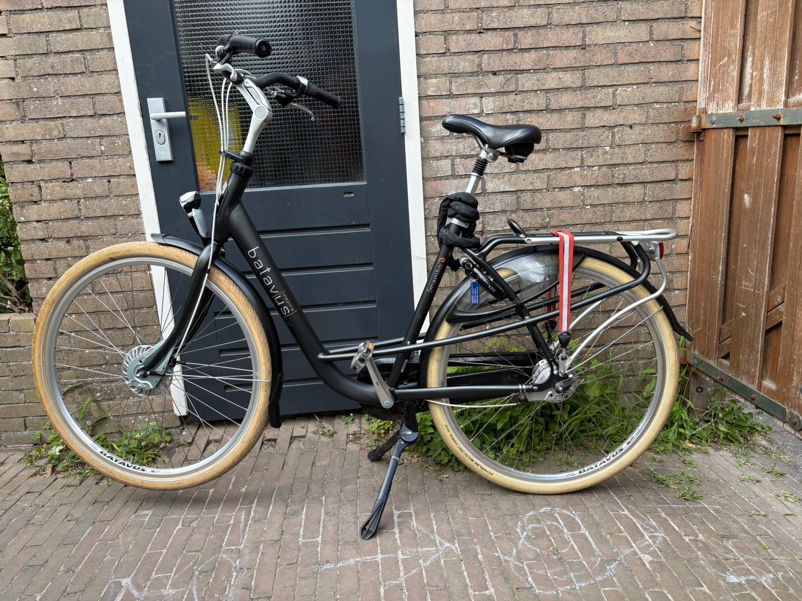 Zeer stevige Batavus Mambo damesfiets, zwart, Ophalen, 53 tot 56 cm, Batavus, Zo goed als nieuw