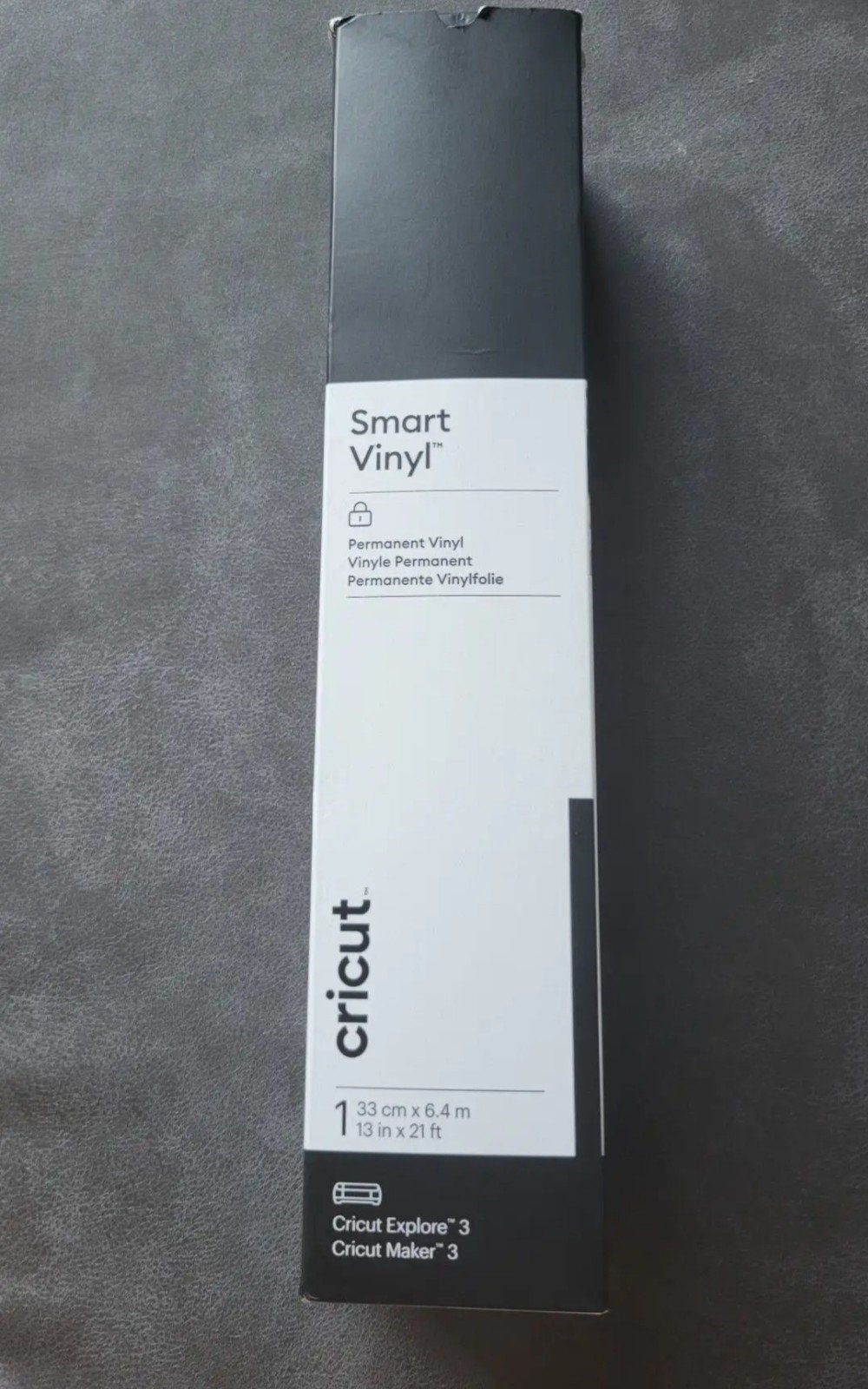 Cricut Smart Vinyl - Zwart (amper gebruikt), Hobby en Vrije tijd, Zwart, Gebruikt, Overige typen, Ophalen of Verzenden