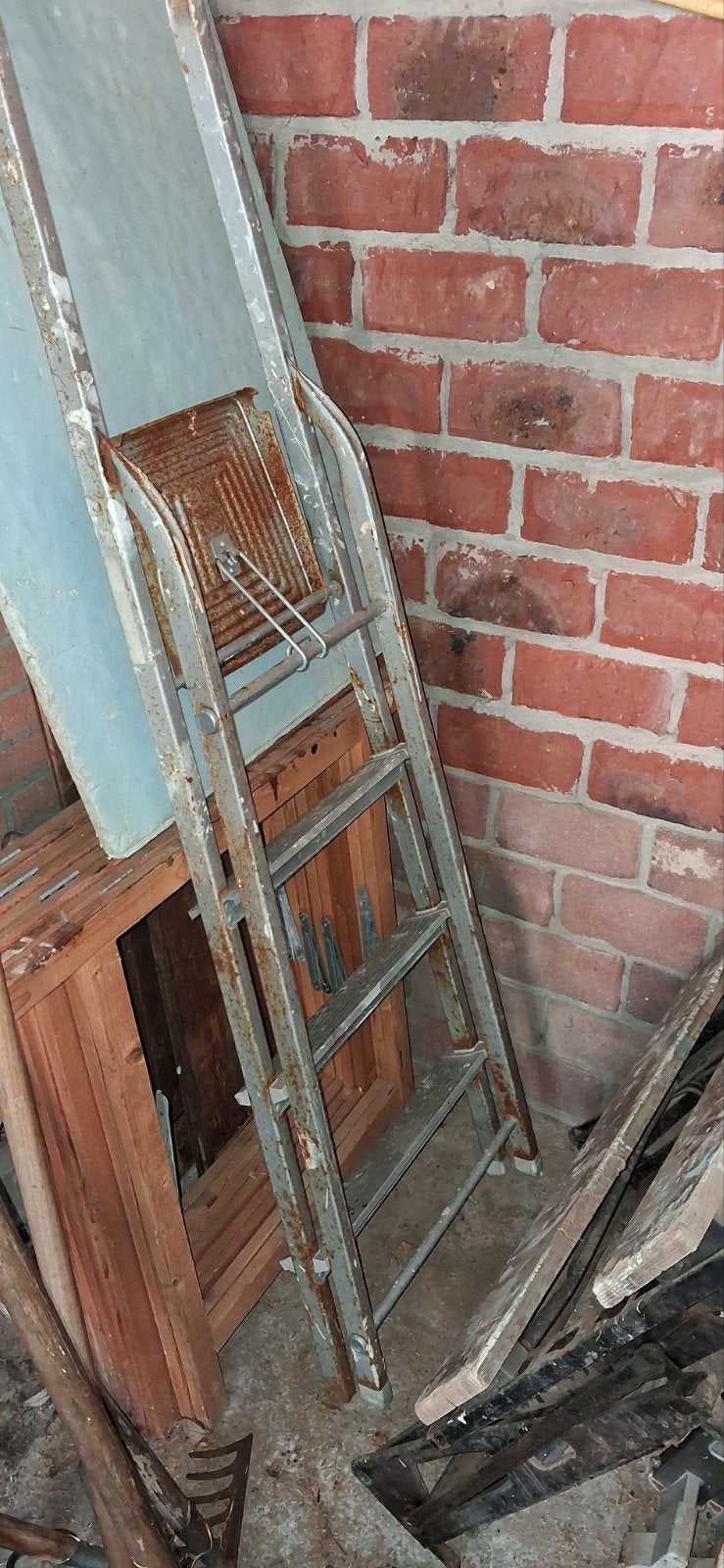 Oude Gebruikte keukentrap, Ophalen, Gebruikt, Minder dan 2 meter