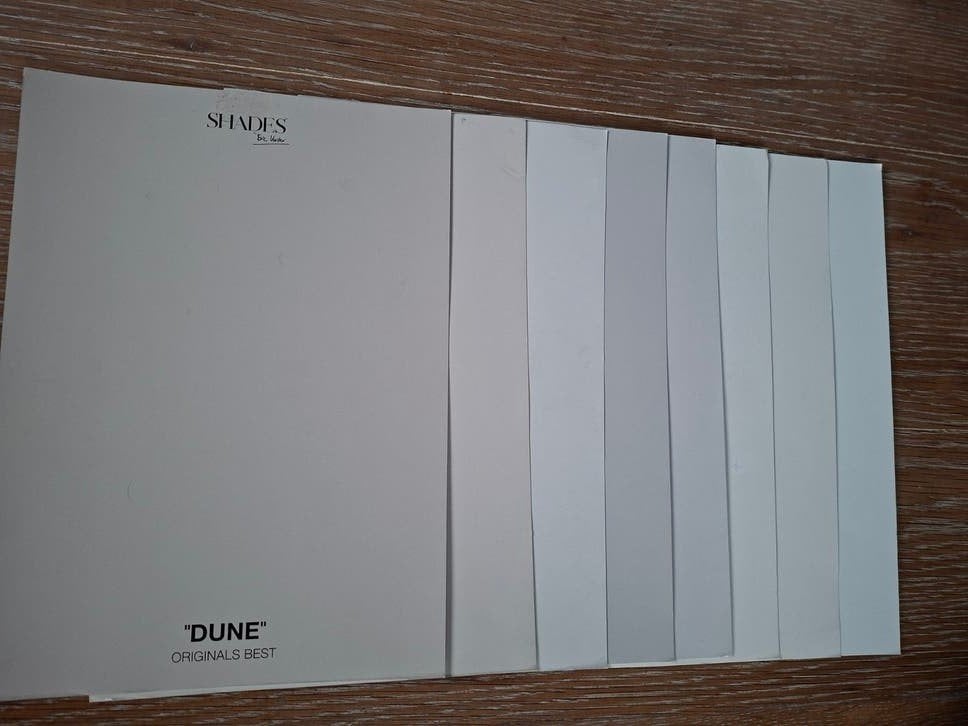 Kleurenstalen Shades by eric kuster  Dune - Grijs/Beige tint, Ophalen of Verzenden, Zo goed als nieuw, Beige